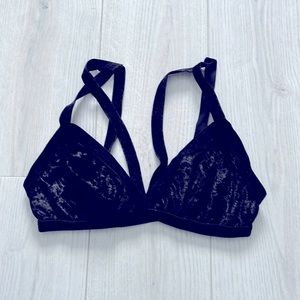 Velvet bralette